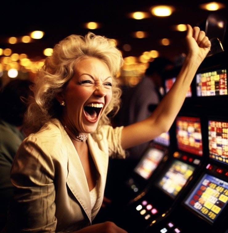Tampilan hasil Baccarat menunjukkan kartu dan pemenang